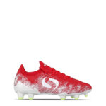 Sondico Blaze Junior Firm Ground Football Boots – Red/White