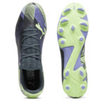 Puma Future 7 Firm Ground Football Boots – Grey/Purple/Grn – view 3
