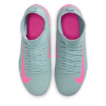 Nike Mercurial Superfly 10 Junior Firm Ground Football Boots – Grey/Pink – view 6