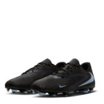 Nike Phantom 6 Low Firm Ground Football Boots – Black/Black – view 4