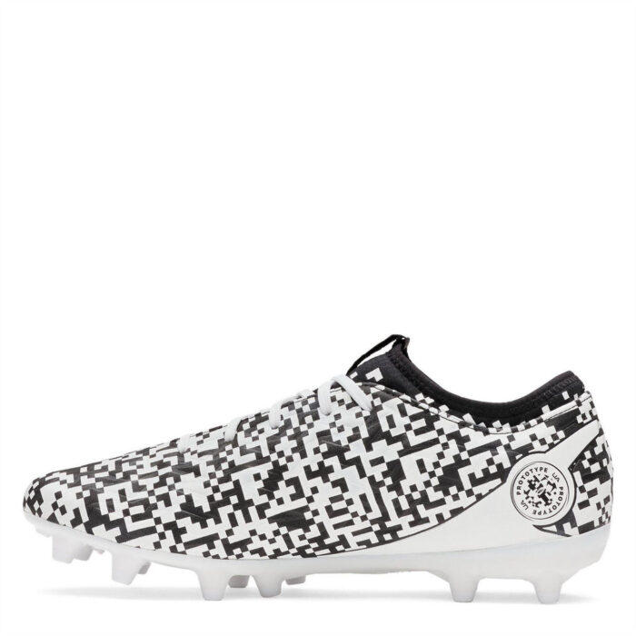 Under Armour Magnetico Firm Ground Football Boots – Black/White - Image 3