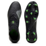 Puma Future 8 Firm Ground Football Boots – Black/Green – view 3