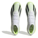 adidas X Crazyfast Soft Ground Football Boots – Wht/Blk/Lemon – view 5