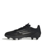 adidas F50 Soft Ground Football Boots – Black/Silver – view 2
