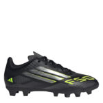 adidas F50 Messi Junior Firm Ground Football Boots – Black/Lemon