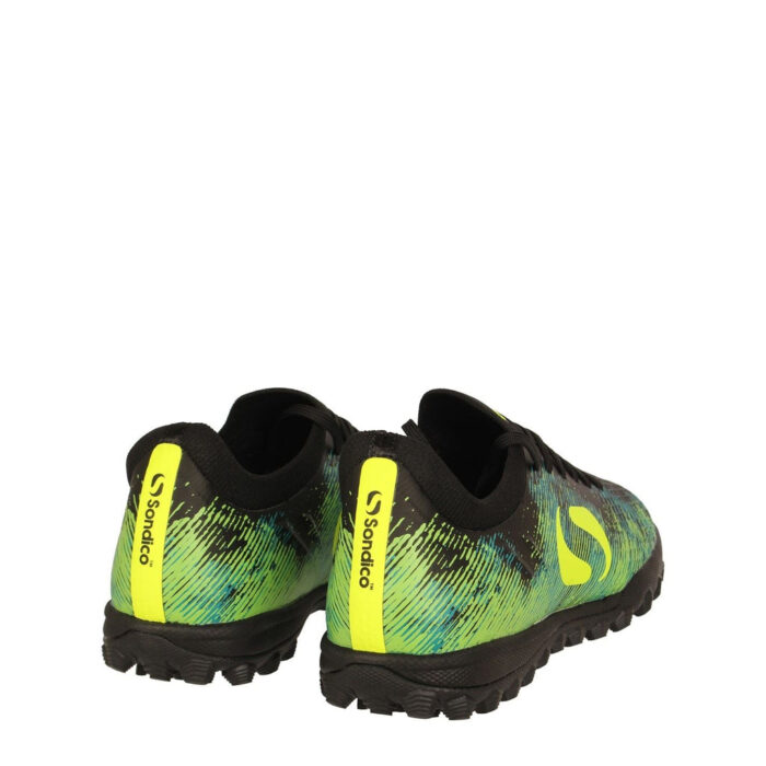 Sondico Blaze Junior Turf Football Boots – Black/Green – view 5