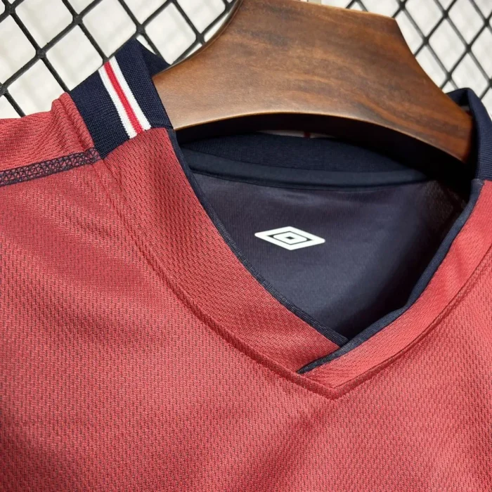 England 2002 Away Retro Jersey (Double-sided)