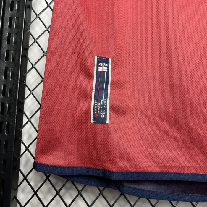 England 2002 Away Retro Jersey (Double-sided)