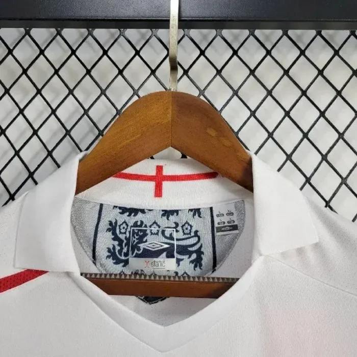 England 2005 Home Long Sleeves Retro Jersey