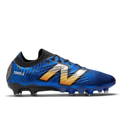 New Balance Tekela V4+ Firm Ground Football Boots – Blue/ Black