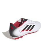 adidas Goletto Firm Ground Football Boots – White/Solar Red – view 4