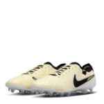Nike Tiempo Legend 10 Eli Junior Firm Ground Football Boots – Lemonade/Black – view 4