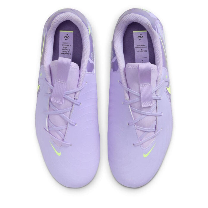 Nike Phantom Gx Ii Junior Firm Ground Football Boots – Purple/Volt - Image 6