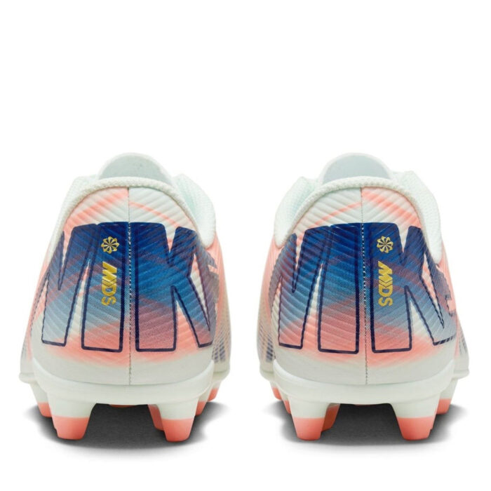 Nike Mercurial Vapor 16 Junior Firm Ground Football Boots – Green/White – view 5