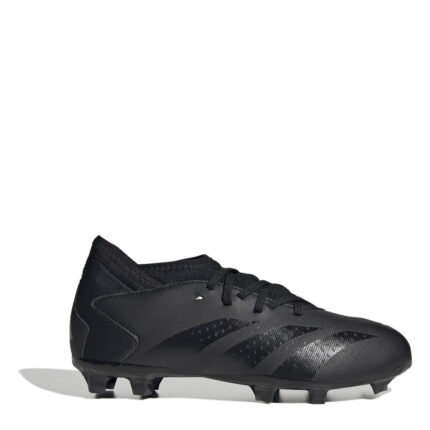 adidas Predator Accuracy.3 Junior Firm Ground Football Boots – Black/Black