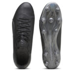 Puma King Firm Ground Football Boots – Black/Asphalt - Image 3