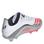 adidas F50 Junior Firm Ground Football Boots – White/Red – view 3