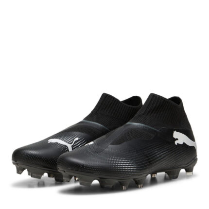 Puma Future 7 Firm Ground Football Boots – Black/White