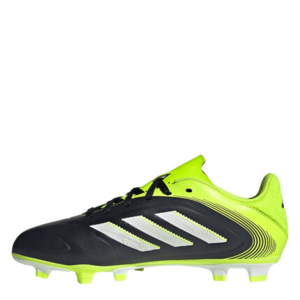adidas Copa Pure 3 Junior Firm Ground Football Boots – Black/Lemon – view 2