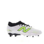 New Balance Tekela Junior Firm Ground Football Boots – White/Green