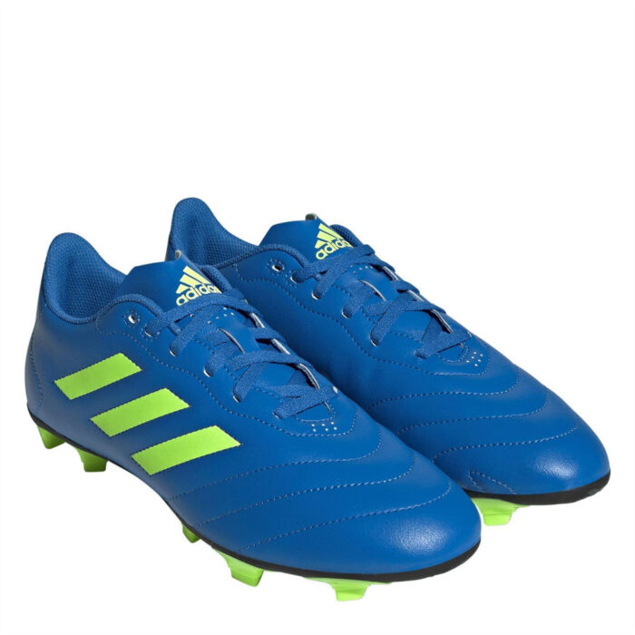 adidas Goletto Firm Ground Football Boots – Blue/Lemon – view 3