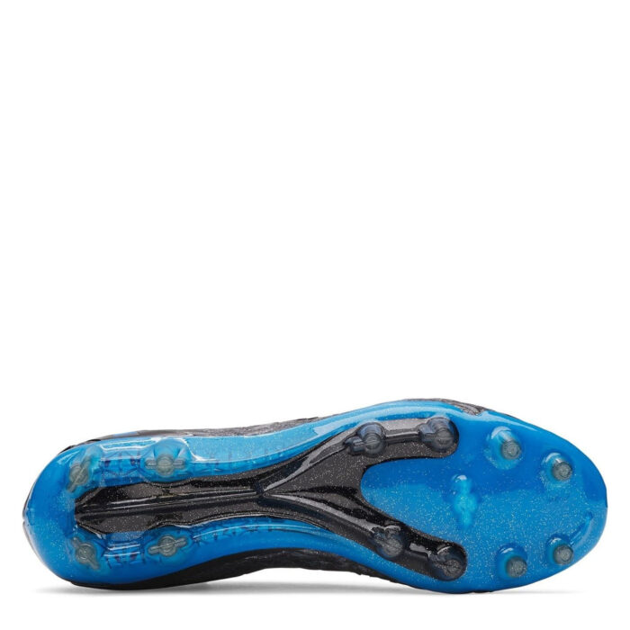 Under Armour Magnetico Firm Ground Football Boots – Black/Blue – view 3