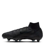 Nike Zoom Mercurial Superfly 10 Soft Ground Football Boots – Black/Green – view 2