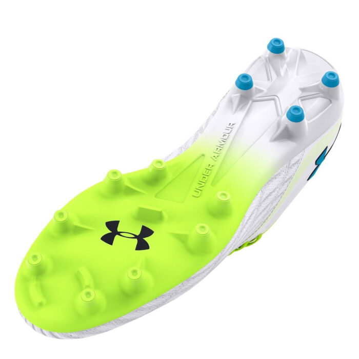 Under Armour Clone Magnetico Firm Ground Football Boots – White – view 3