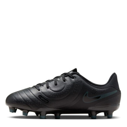 Nike Tiempo Legend 10 Junior Firm Ground Football Boots – Black/Green – view 2