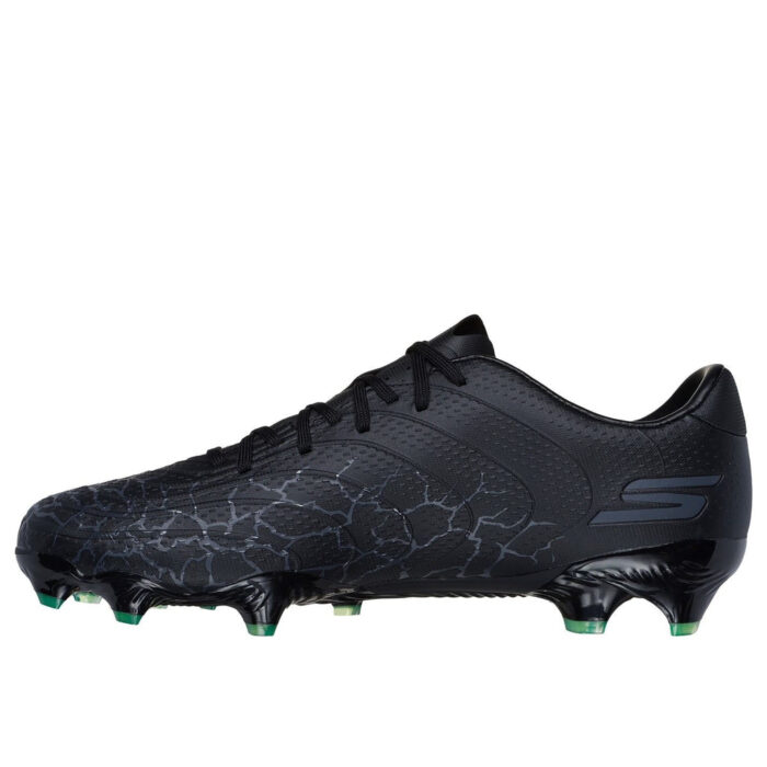 Skechers Skx_01 Gold Firm Ground Football Boots – Black/Silver – view 8