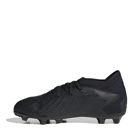 adidas Predator Accuracy.3 Junior Firm Ground Football Boots – Black/Black – view 2