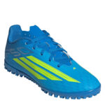 adidas F50 Messi Junior Turf Football Boots – .Blue/Yellow – view 3