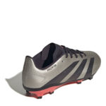 adidas Predator Junior Firm Ground Football Boots – Silver/Black – view 4