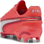 Puma King Firm Ground Football Boots – Red/White – view 5