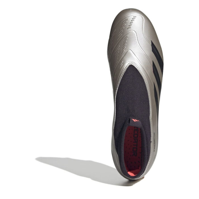 adidas Predator 24 Firm Ground Football Boots – Silver/Black – view 5