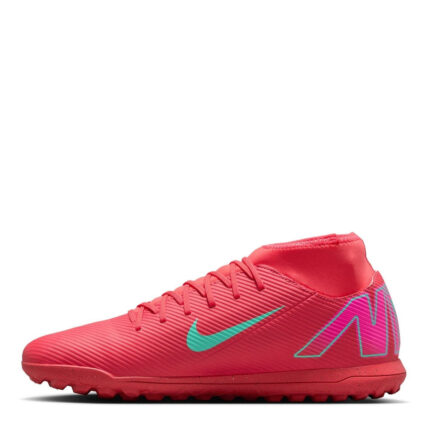 Nike Mercurial Superfly 10 Turf Football Boots – Red/Green – view 2
