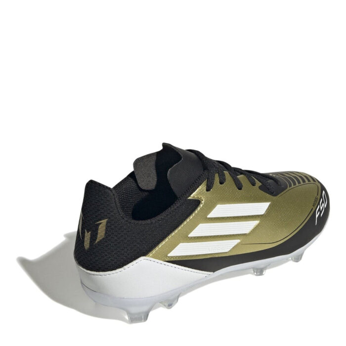 adidas F50 Junior Firm Ground Football Boots – Gold/Black – view 4