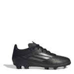 adidas F50 Junior Firm Ground Football Boots – Black/Silver
