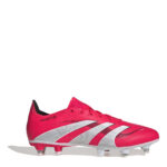 adidas Predator Soft Ground Football Boots – Red/White