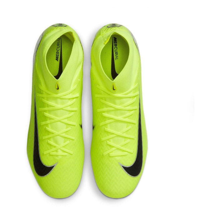 Nike Zoom Mercurial Superfly 10 Firm Ground Football Boots – Volt/Black – view 6