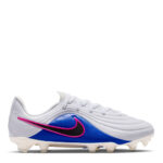 Nike Tiempo Junior Firm Ground Football Boots – Blue/Wht/Pink