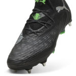 Puma Future 8 Soft Ground Football Boots – Black/Green – view 6