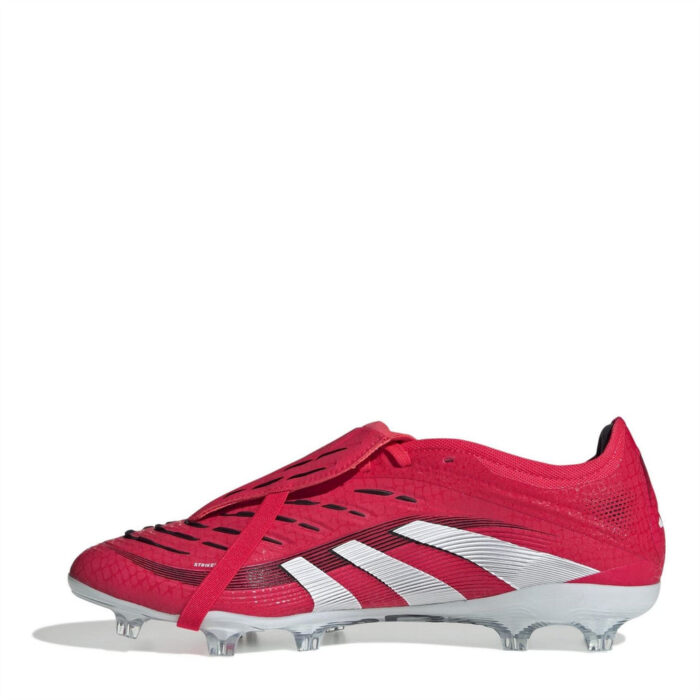 adidas Predator Firm Ground Football Boots – Red/White - Image 7