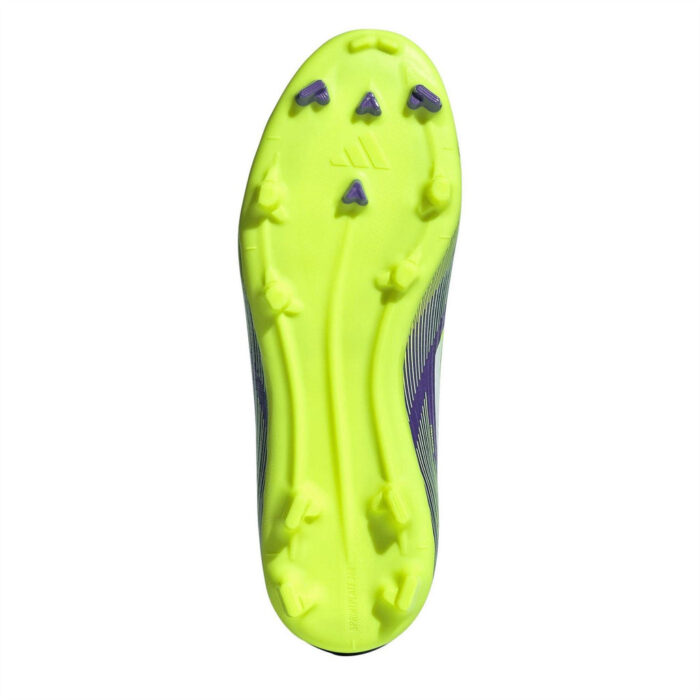 adidas F50 Junior Firm Ground Football Boots – Purple/White – view 6