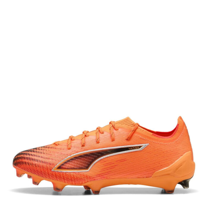Puma Womens Ultra 6 Firm Ground Football Boots – Orange/Black – view 2