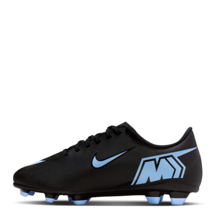 Nike Mercurial Vapor 16 Junior Firm Ground Football Boots – Black/Blue – view 2