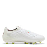 Puma King Firm Ground Football Boots – White-Red – view 4