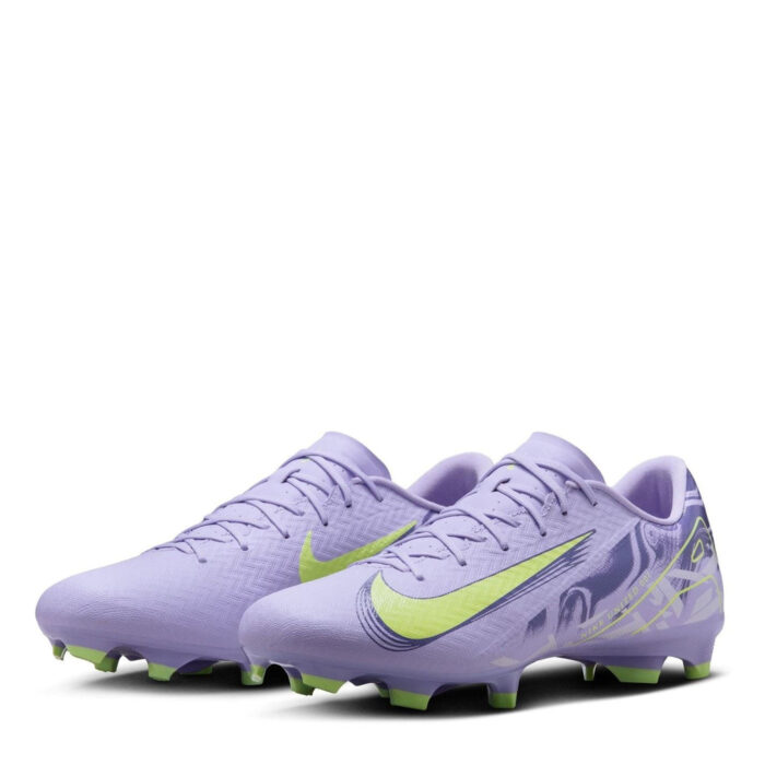 Nike Zoom Mercurial Vapor 16 Firm Ground Football Boots – Purple/Volt – view 4
