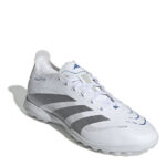 adidas Predator Turf Football Boots – White/Silver – view 3