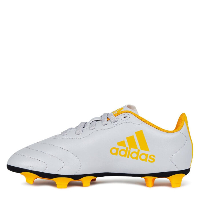 adidas Goletto Viii Junior Firm Ground Football Boots – Grey/Orange - Image 2